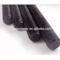 DIN939 matric low carbon steel Thread rod black